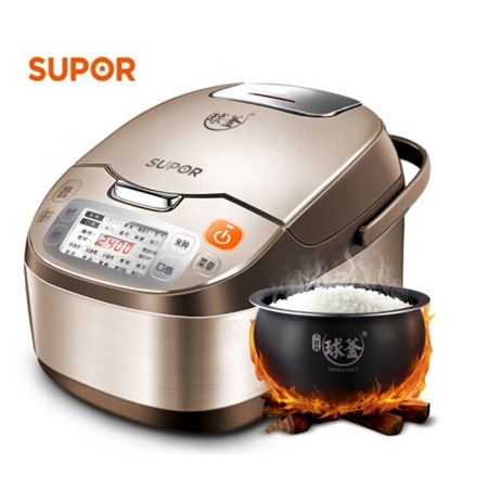 蘇泊爾CFXB50FC832電飯煲 5L大容量與火旋風(fēng)球釜內(nèi)膽的烹飪革命