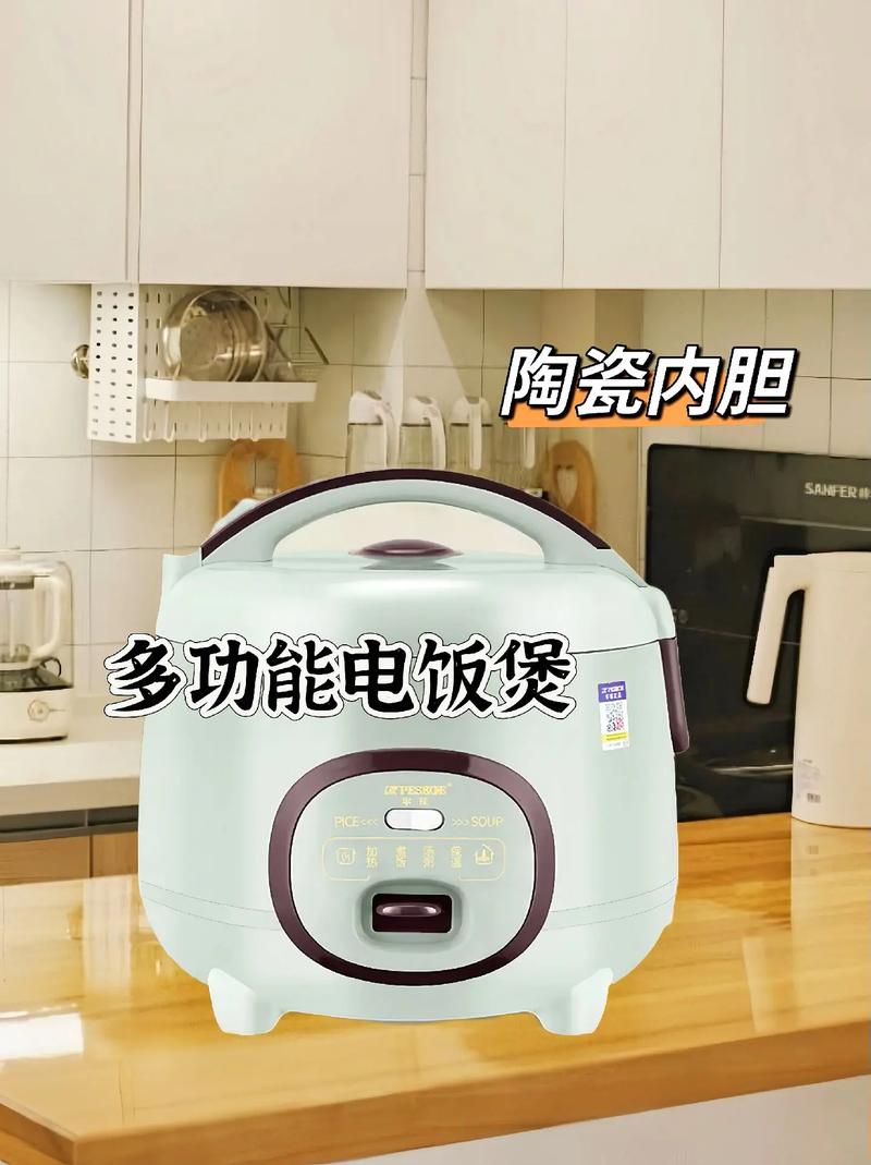 陶瓷內(nèi)膽·多功能·小巧半球電飯煲 一人食的精致之選